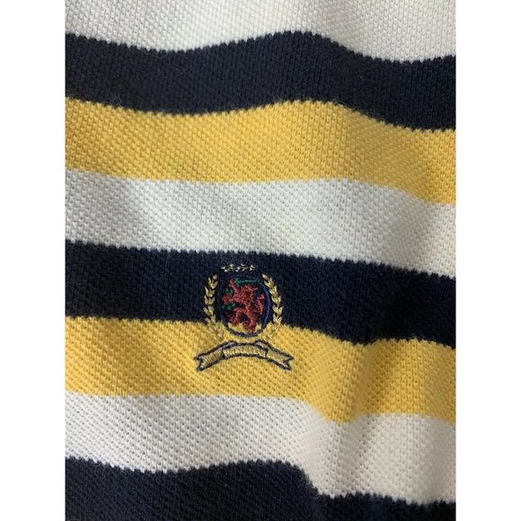 Tommy Hilfiger Men’s Blue Yellow White Stripe - Picture 4 of 4